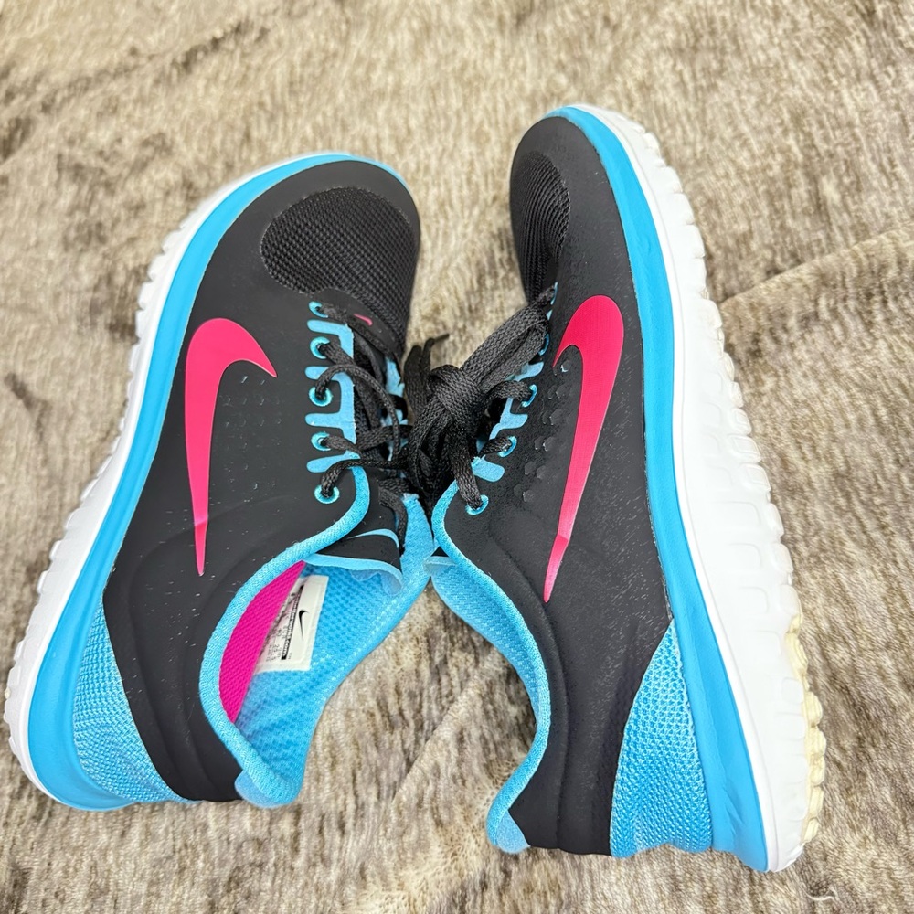 Nike FS Lite Running Shoes Black Low Top Lace Up Women’s Size 8.5 - Picture 6 of 8